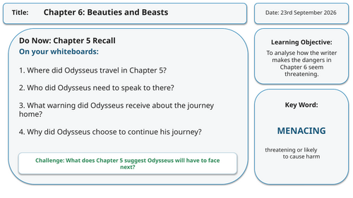 The Odyssey: Chapter 6 – Beauties and Beasts