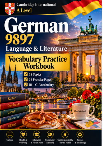 Cambridge International A Level German 9897 Vocabulary Practice Workbook |