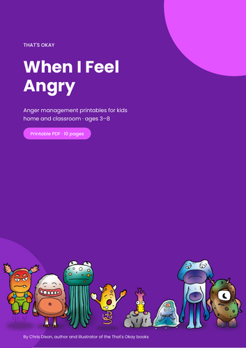 Anger Management for Kids: Calm Down Pack