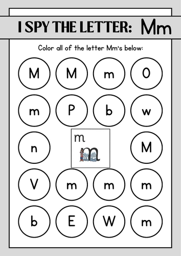 Set 1 Phonics "I Spy" Resource! Sound m a s d t i n p