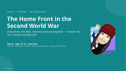 The Home Front in WW2 | Year 9 History PowerPoint Lesson