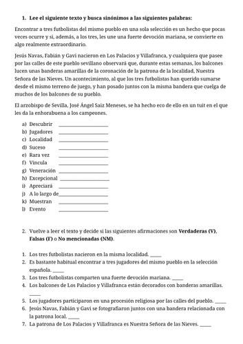 Los valores tradicionales y modernos- la religión (booklet with answers)