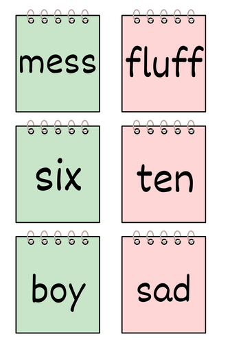 Mirror Words Reading Game