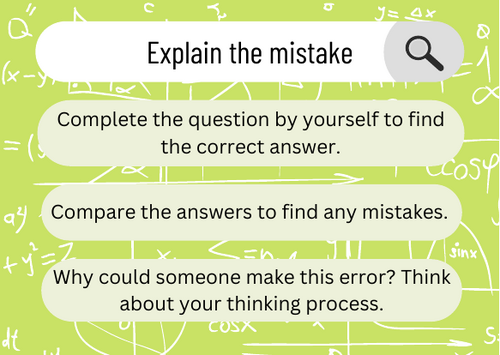Mathematical Reasoning Strategies - Posters