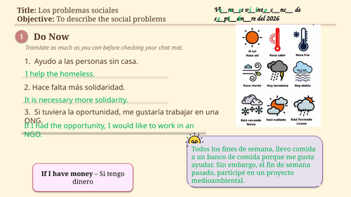 GCSE Spanish – Social Problems | Los problemas sociales | 2-Hour Lesson