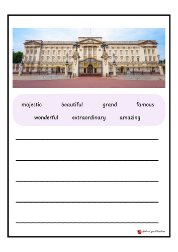 Buckingham Palace Writing Activity