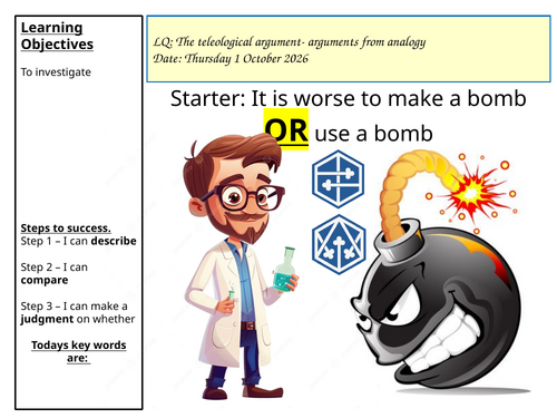 AQA Teleological argument