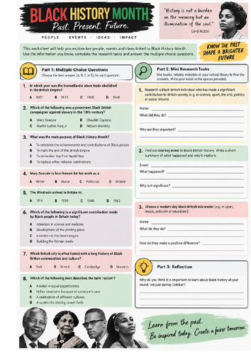 GCSE English Language Paper 2 – Black History Month: Why It Still Matters