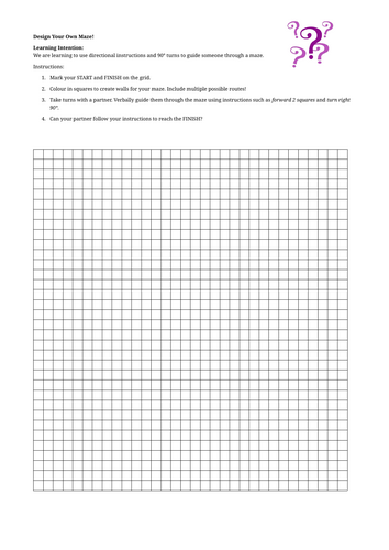 Design a Maze