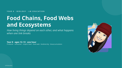 Food Webs and Ecosystems | Year 8 Biology PowerPoint Lesson