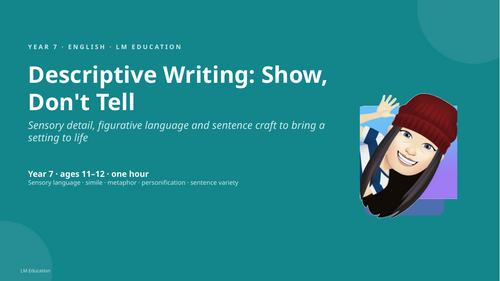 Descriptive Writing | Year 7 English PowerPoint Lesson