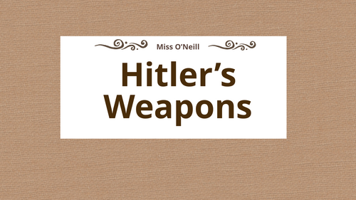 Hitler's weapons