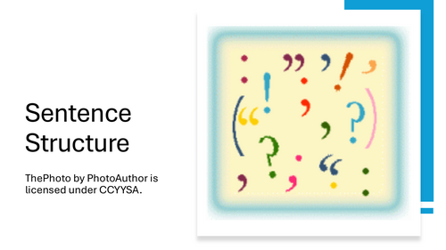 RUAE Sentence Structure questions  and answers