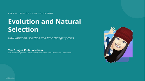 Evolution and Natural Selection | Year 9 Biology PowerPoint Lesson