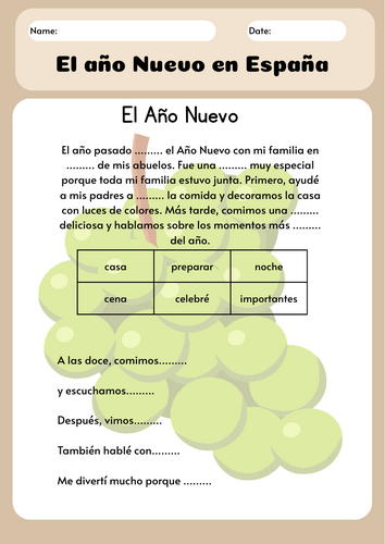 el año nuevo en España