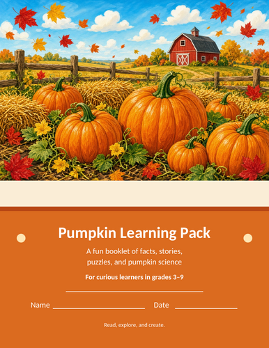 Pumpkin Reading Comprehension & Life Cycle | Grades 3–9 NO PREP Printable Pack
