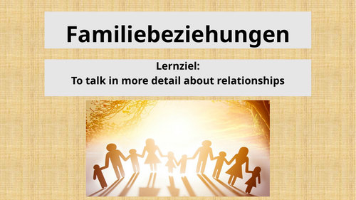 Familie Beziehungen - GCSE