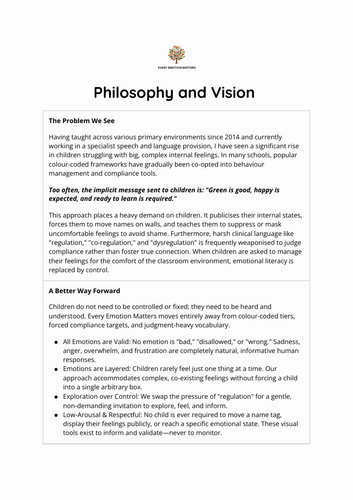 Teacher Relational Guide & Scripts SEN, ELSA & Non-Zone Emotional Literacy