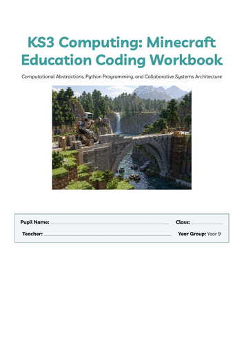 KS3 Minecraft Education Coding Computer Science Workbook