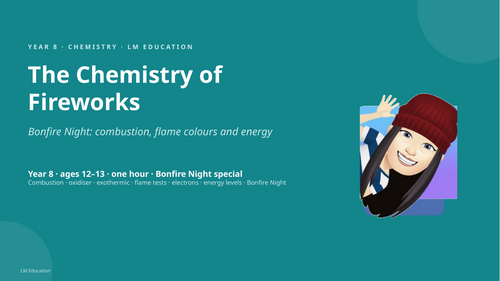 Chemistry of Fireworks | Year 8 Chemistry PowerPoint Lesson