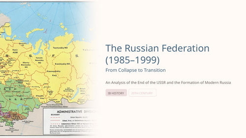 IB DP History Paper 1: Russian Federation | How was the transition achieved?