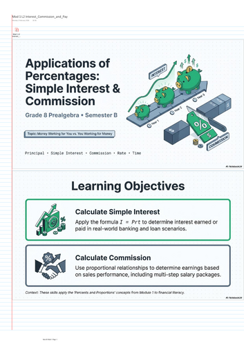Interest, Commision and Pay