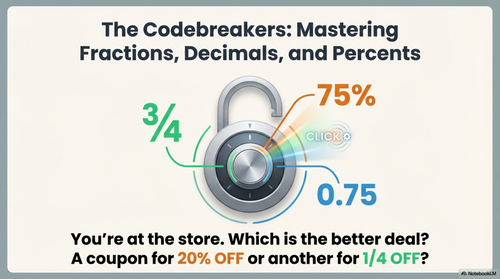 Fractions Decimlas Percentages