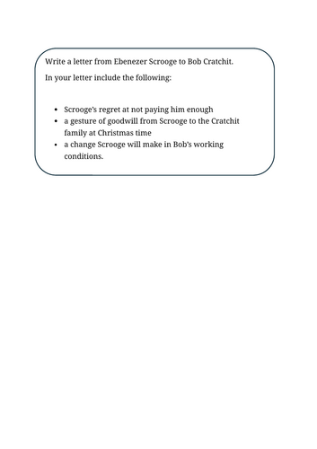 Stave 3 task - 'A Christmas Carol'