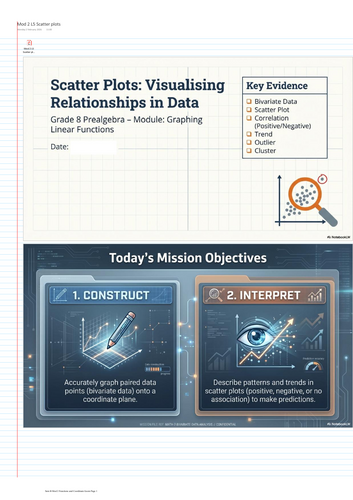 Scatter Plots