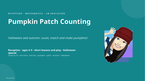 Pumpkin Patch Counting | Reception Maths PowerPoint Lesson