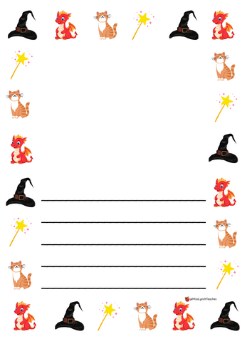Room on the Broom Themed Borders