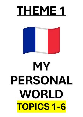 GCSE Edexcel French (2024) - My Personal World