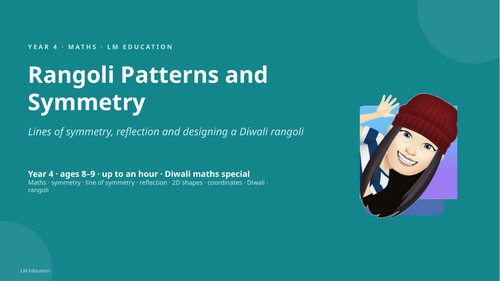 Rangoli Patterns and Symmetry | Year 4 Maths PowerPoint Lesson