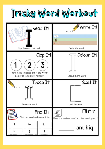 Tricky Word Workout