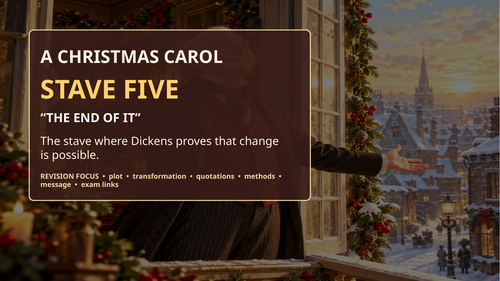 Stace 5 best resource A CHRISTMAS CAROL