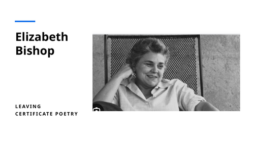The poetry of Elizabeth Bishop