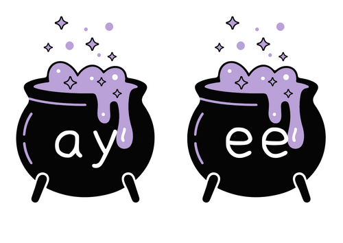 Phonics Cauldron Word Reading Activity