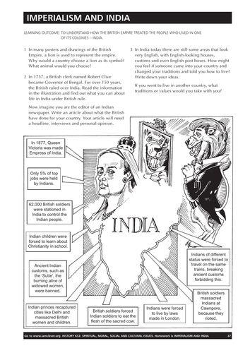 History KS3: Spiritual, Moral, Social and Cultural Issues