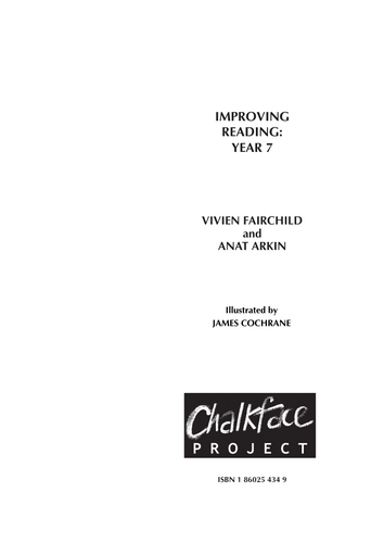 Improving Reading: Year 7