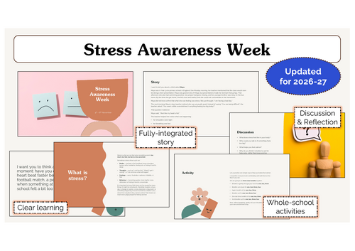 Stress Awareness Week Assembly | KS1 & KS2 | Updated for 2026-27