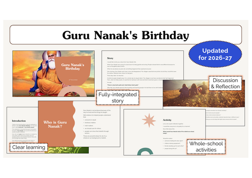 Guru Nanak’s Birthday Assembly | KS1 & KS2 | Updated for 2026-27