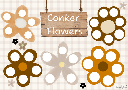 Autumn Conker Flowers