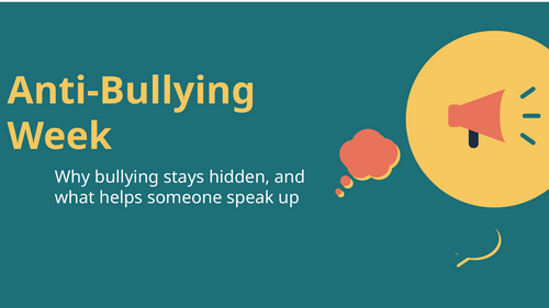 Anti-Bullying Week PPT: What Should We Do to Stop Bullying? (12 Slides)