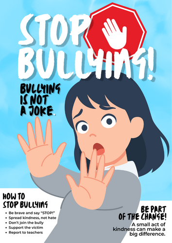 Promote Kindness in Your Classroom! Anti-Bullying Poster