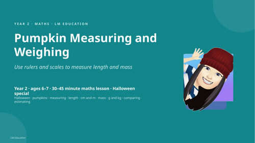 Pumpkin Measuring and Weighing | Year 2 Maths PowerPoint Lesson