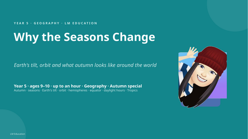 Why the Seasons Change | Year 5 Geography PowerPoint Lesson
