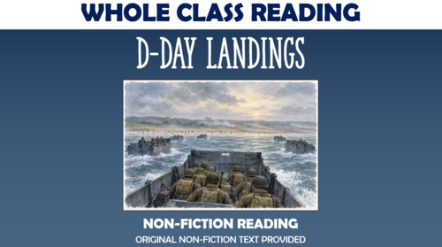 D-Day Landings - Whole Class Reading Lesson!