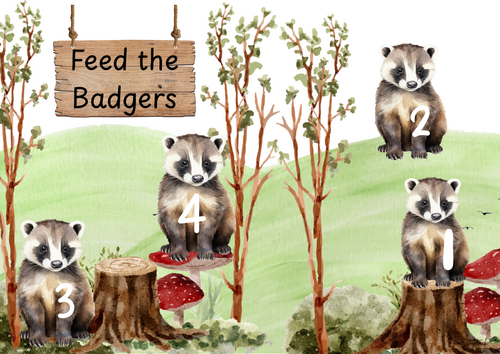 Feed the badgers maths