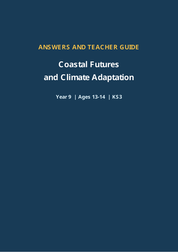 Coastal Futures and Climate Adaptation – Geography Workbook