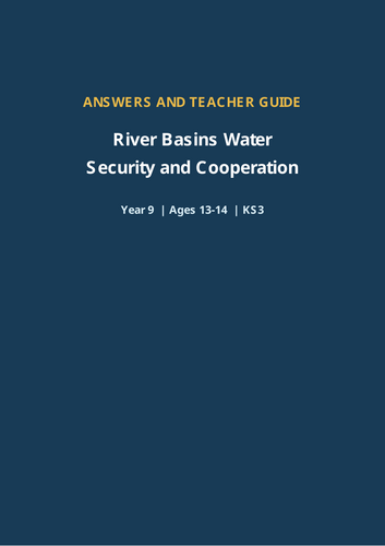 River Basins, Water Security and Cooperation – Geography Workbook